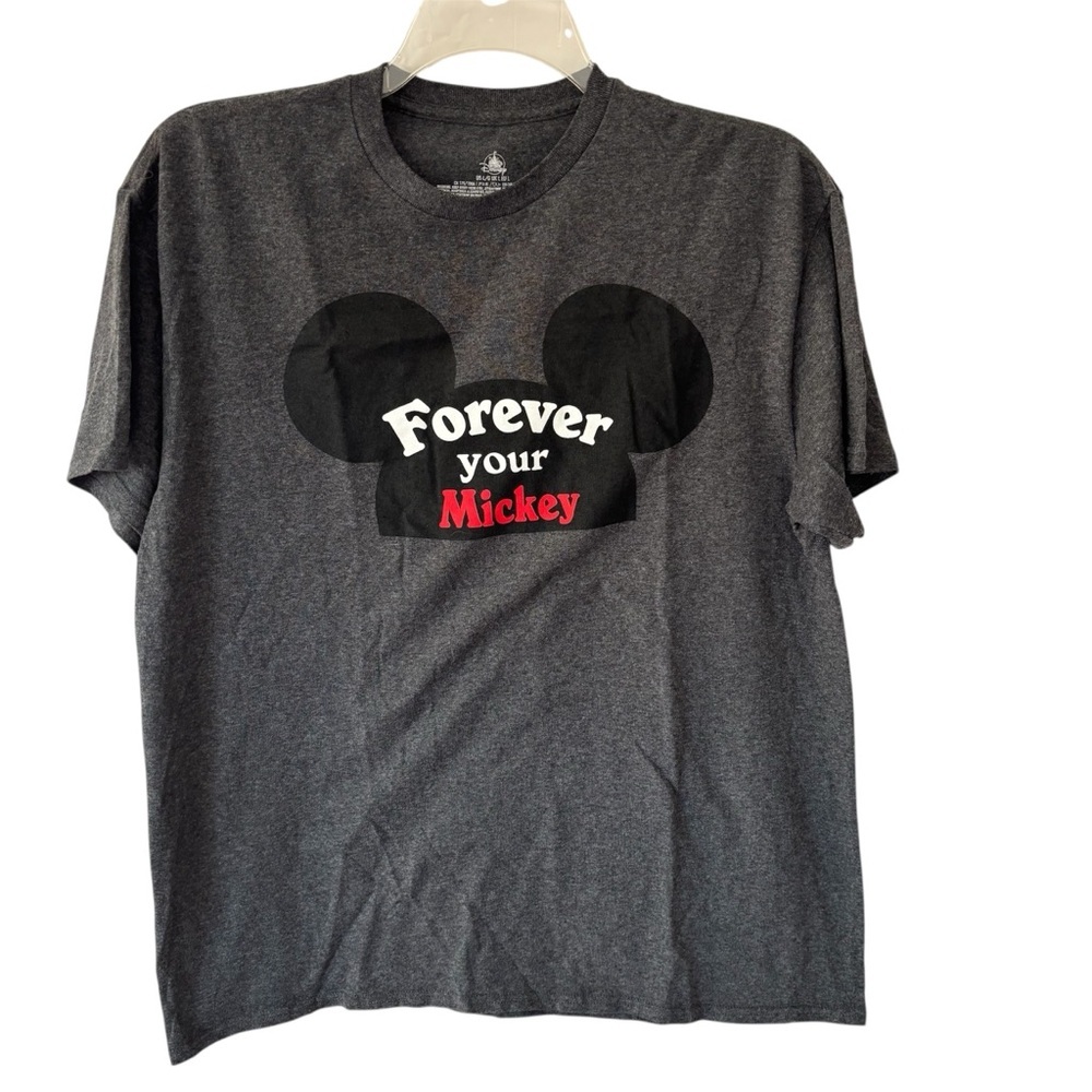 NWOT Disney Parks Forever Your Mickey Gray Mickey Mouse T-Shirt SZ L